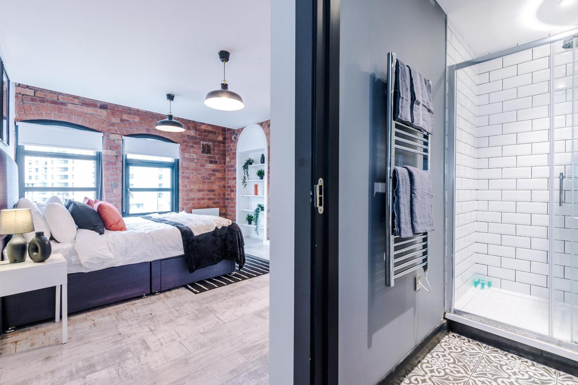 Luxury 2 King Beds In City Centre Лидс Экстерьер фото